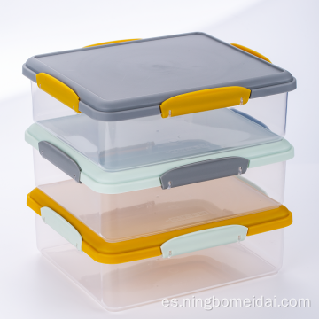 Caja de plástico de plástico para almuerzo de recipiente de pan